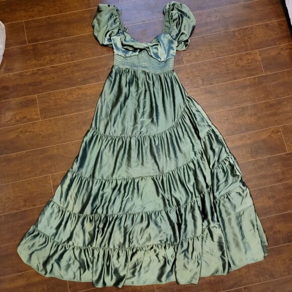 Free People Green Maxi Dress - Picture 4 of 13